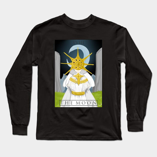 Gwyndolin, the Moon Long Sleeve T-Shirt by MooseNGoose